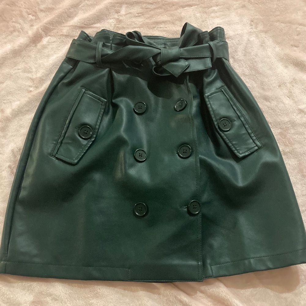 Forever21 Contemporary Faux Leather Skirt